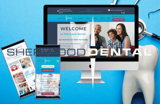 Sherwood Dental: Re-designing a website for dental practice