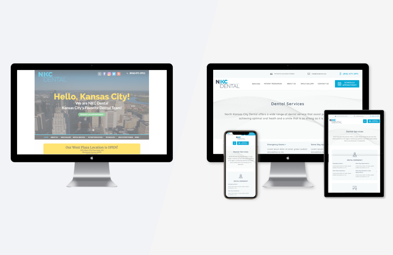 Website makeovers: The Before & After of happy Admen clients 